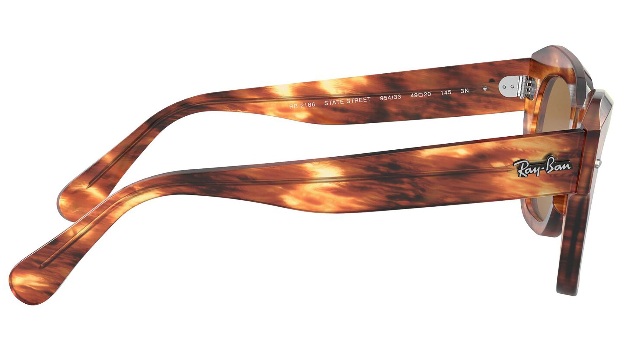 State Street RB2186 954/33 Striped Havana