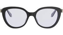 Serpenti Forever Black Square Eyeglasses