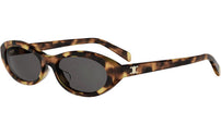 Triomphe Mini Havana Oval Sunglasses
