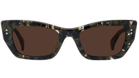 Boke Flower Havana Geometric Sunglasses