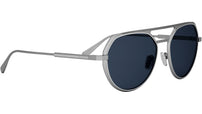 Octo Silver Geometric Sunglasses