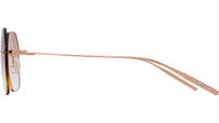 Rhonda Gold Geometric Sunglasses
