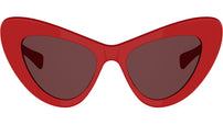 Triomphe Mini HD Red Cat Eye Sunglasses