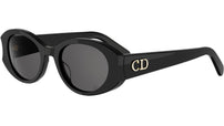 DiorGlow B3I Black Oval Sunglasses