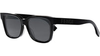 Lettering FE40046U 01A Black Geometric Sunglasses