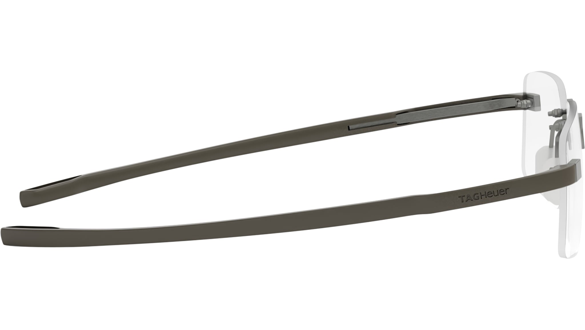 Flex Silver Geometric Eyeglasses