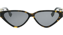 FF Diamonds Havana Cat Eye Sunglasses
