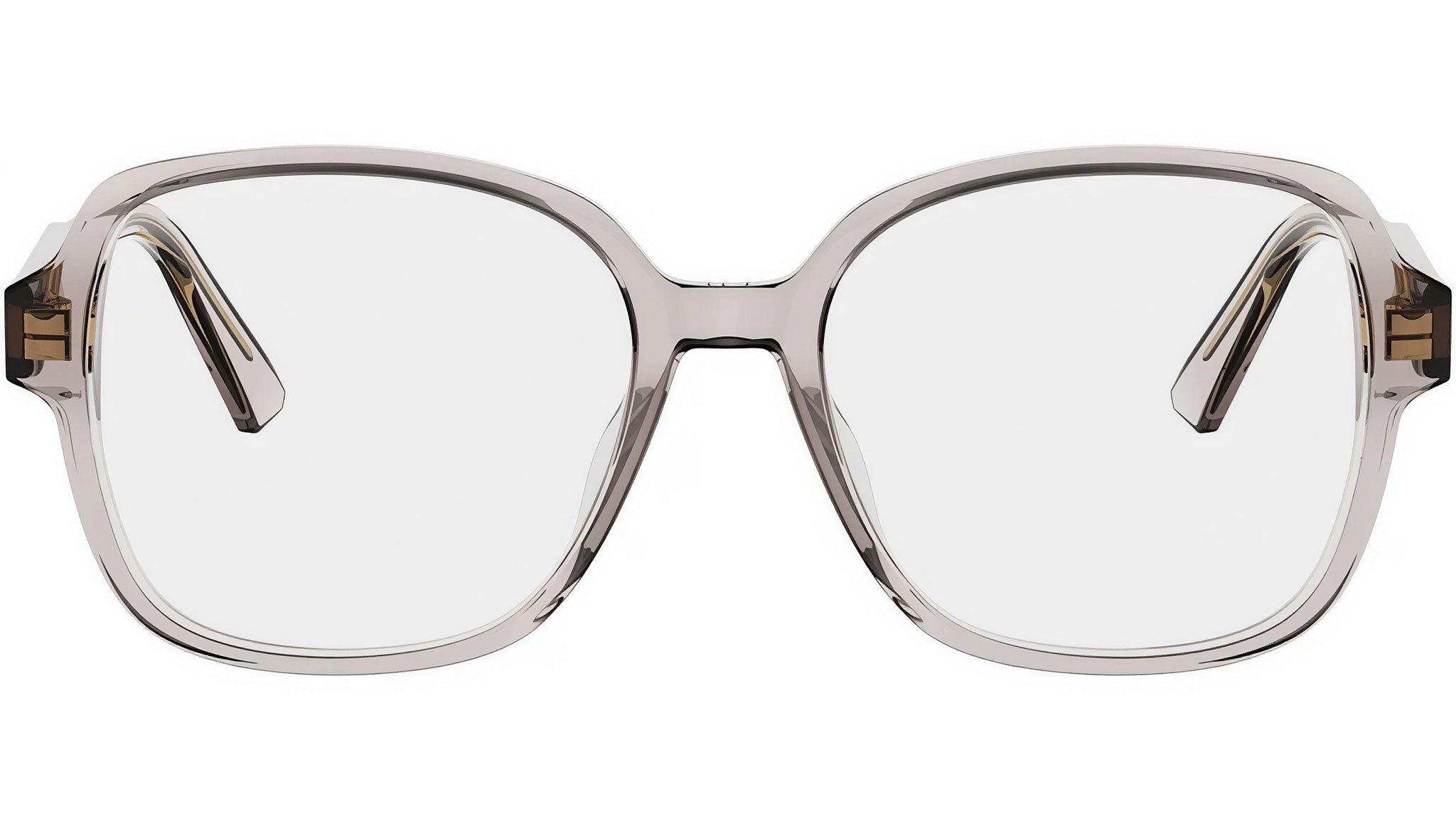 DiorPrismeO S6I Brown Geometric Eyeglasses