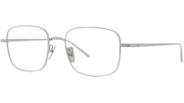 Titanium Silver Square Eyeglasses