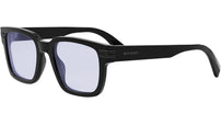 B.zero1 Black Geometric Eyeglasses