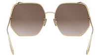 Serpenti Yellow Geometric Sunglasses