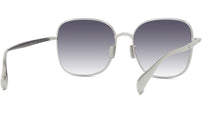 Boke Flower Silver Square Sunglasses