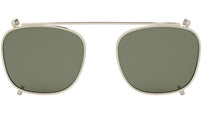 Clip On Light Gold Green
