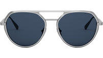 Octo Silver Geometric Sunglasses