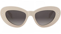 CELINE 3 Dots White Cat Eye Sunglasses