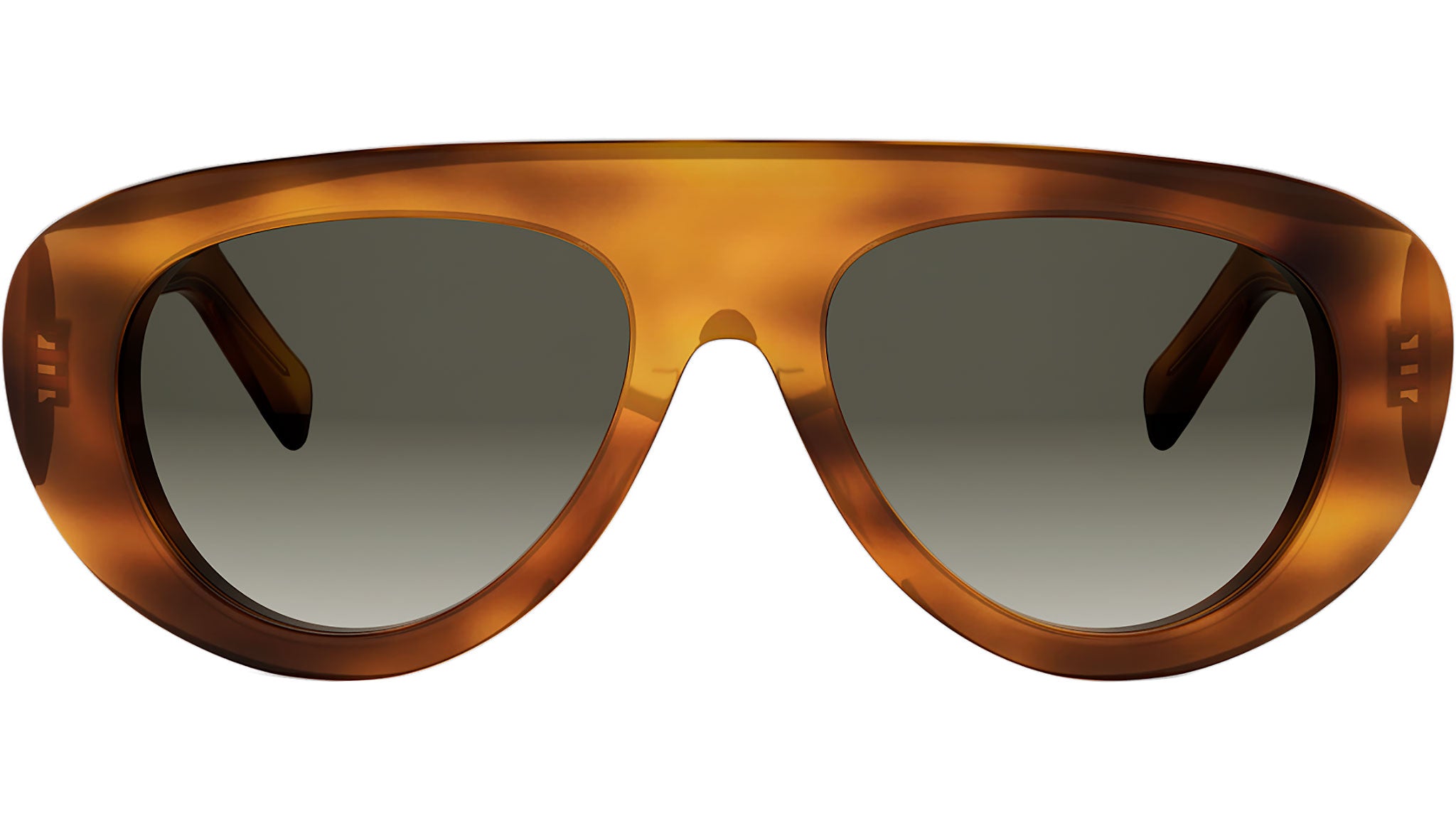 Triomphe Stamp Havana Pilot Sunglasses