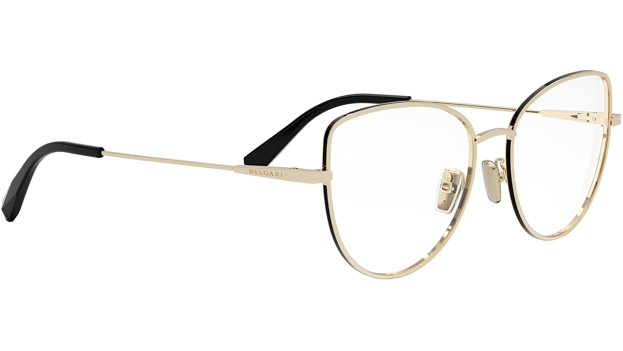 B.zero1 Yellow Geometric Eyeglasses