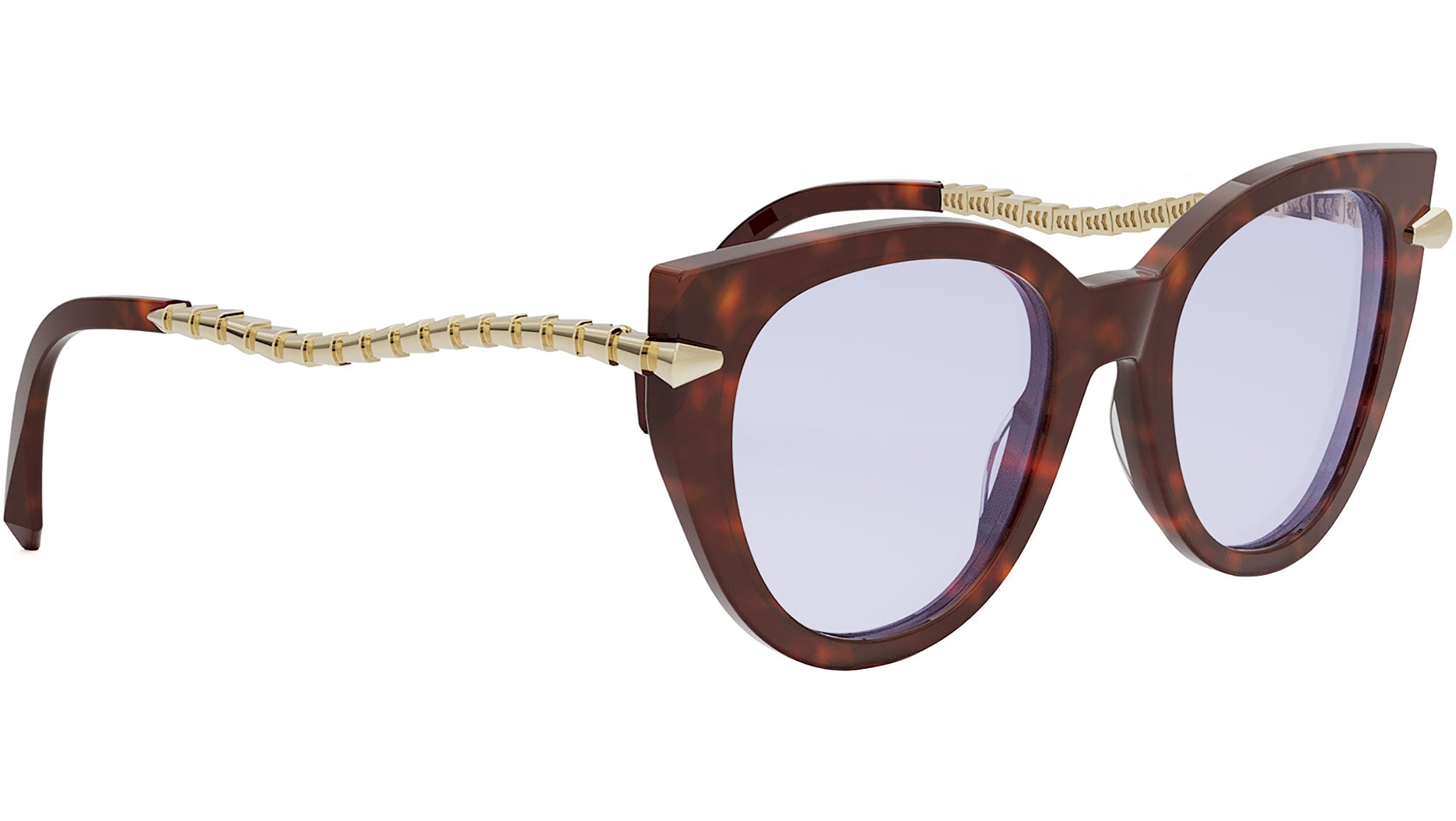 Serpenti Havana Cat Eye Eyeglasses