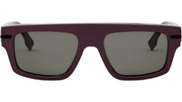 Fendigraphy Purple Rectangular Eyeglasses