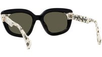 1970 Black Butterfly Sunglasses