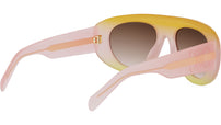 Triomphe Stamp Pink Pilot Sunglasses
