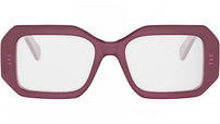 Triomphe Bordeaux Geometric Eyeglasses