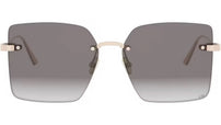 CDior S3U Rose Gold Squared Sunglasses