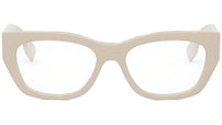 Baguette Brown Rectangular Eyeglasses