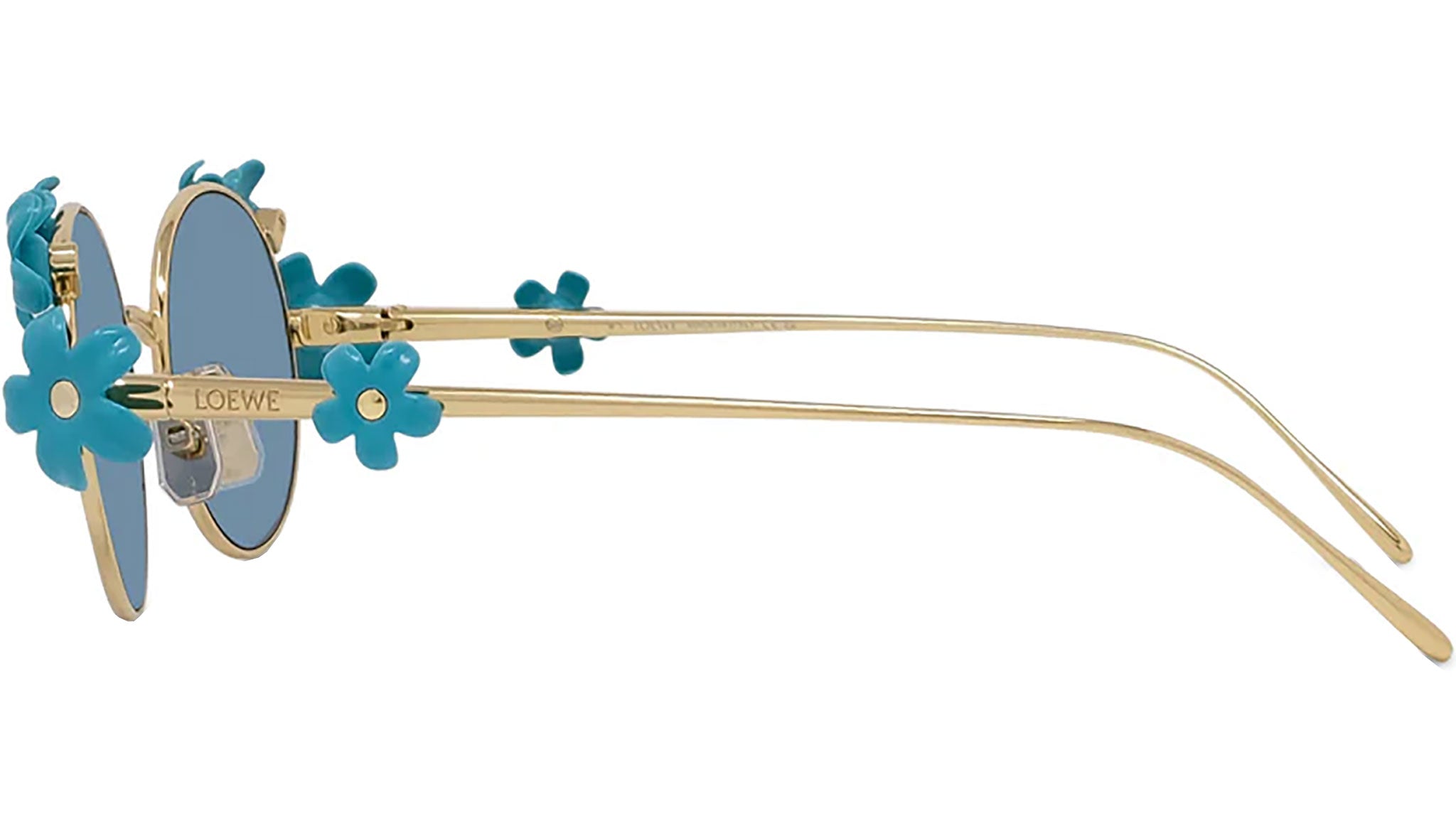 Signature Gold Oval Sunglasses