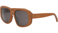 3 Dots Brown Geometric Sunglasses