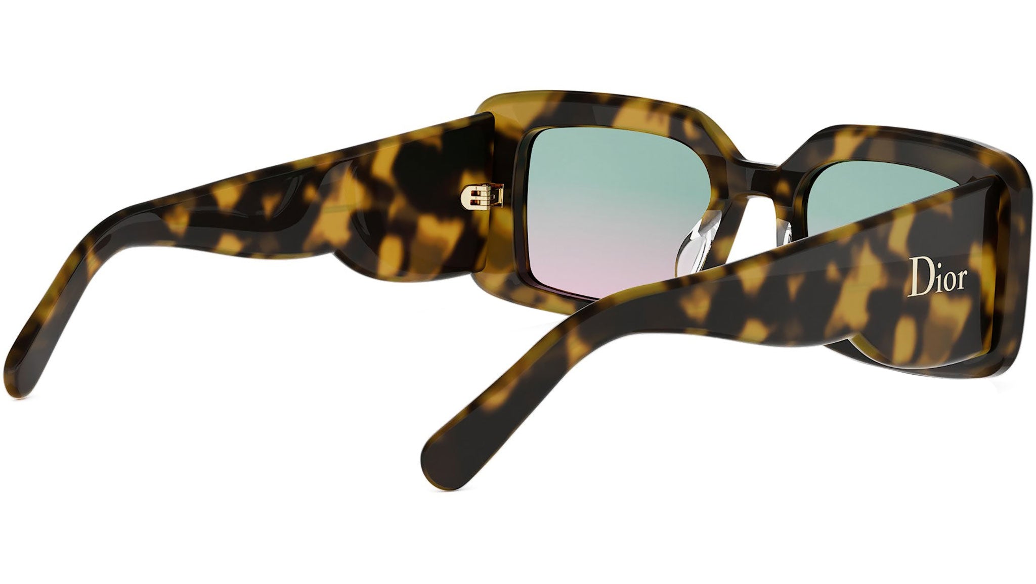 DiorLuckyCharms S1I Havana Rectangular Sunglasses