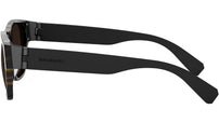 Bvlgari Aluminium Havana Geometric Sunglasses