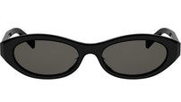 Triomphe Mini Black Oval Sunglasses