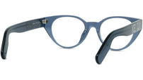 K Logo Blue Oval Eyeglasses
