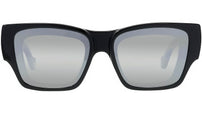 Signature Black Rectangular Sunglasses