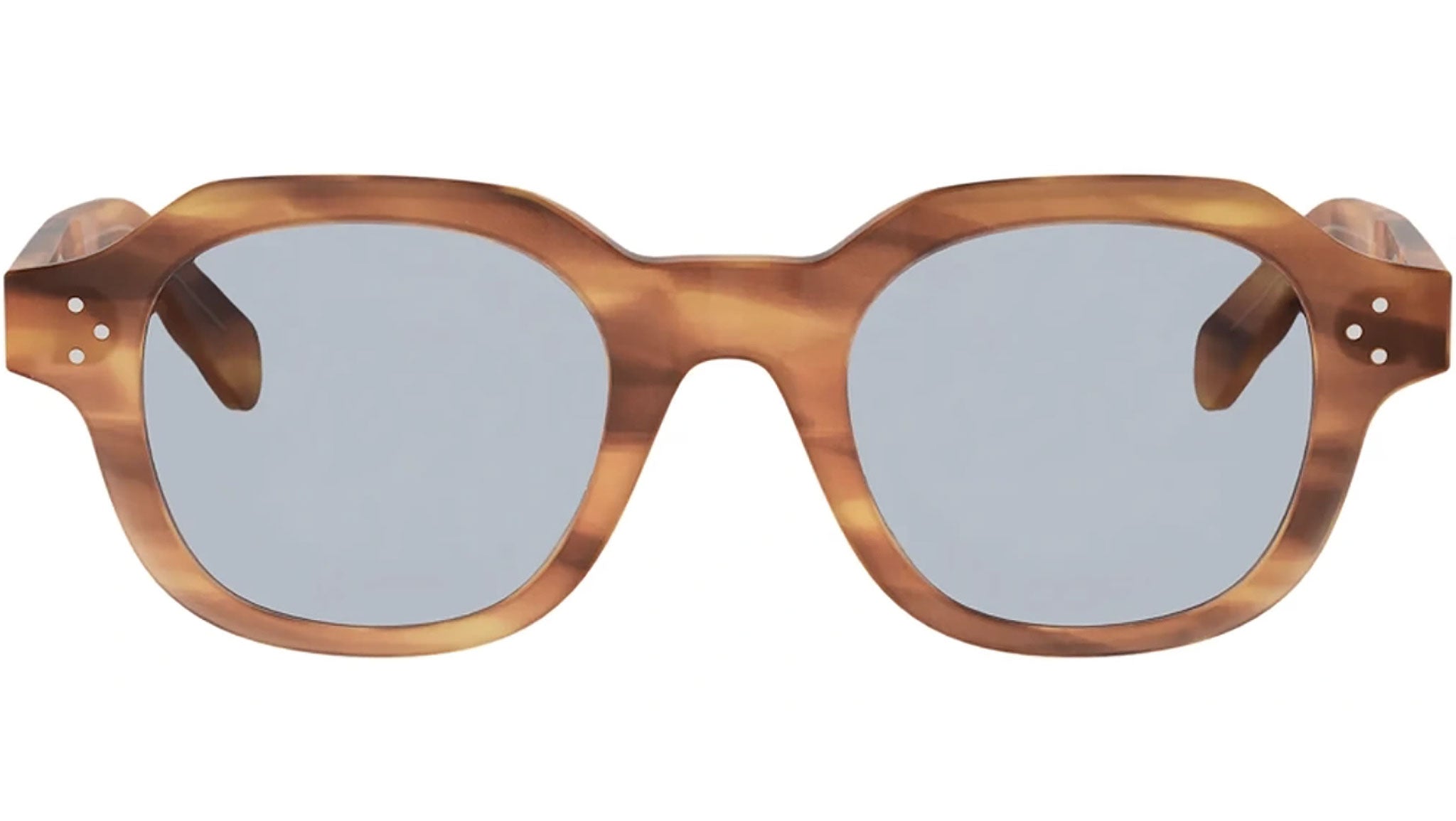 CELINE 3 Dots HD Havana Square Sunglasses