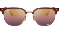 New Clubmaster RB4416 6654G9 bordeaux on gold