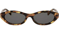 Triomphe Mini Havana Oval Sunglasses