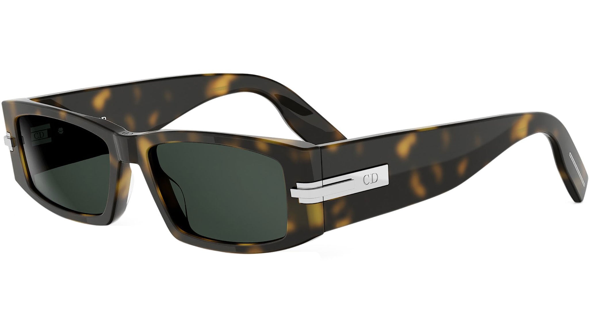 DiorBlackSuit XL S5I Havana Rectangular Sunglasses