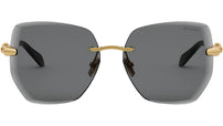 Serpenti Viper Gold Geometric Sunglasses