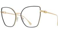 Baguette Endura Gold Geometric Eyeglasses