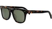 Celine Thin Tortoise Square Sunglasses