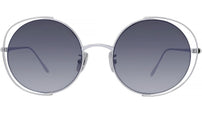 Signature Silver Round Sunglasses