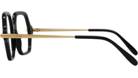 Slim Black Geometric Sunglasses