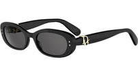Dior Oblique B1I Black Oval Sunglasses