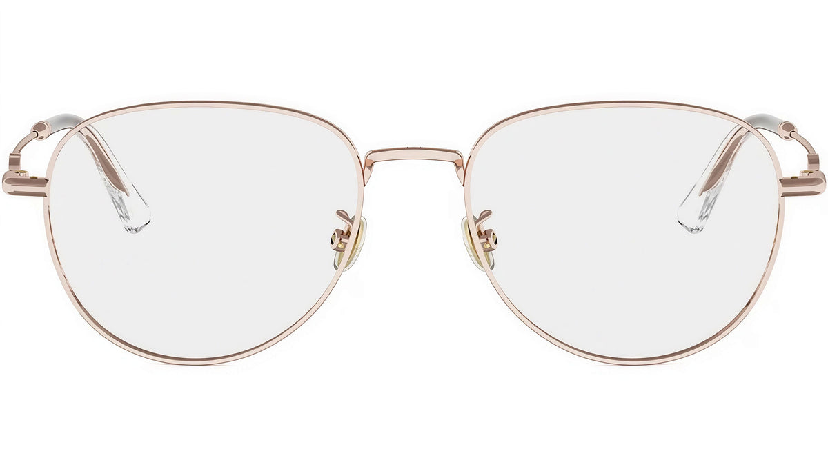 Petit CDO R2U Rose Gold Round Eyeglasses