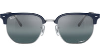 New Clubmaster RB4416 6656G6 blue on silver