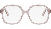 Thin Pink Geometric Eyeglasses