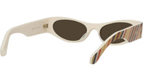 Signature Brown Geometric Sunglasses