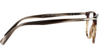 PO3240V striped brown and grey and beige